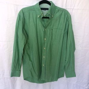 Tommy Hilfiger Green Button Down Shirt